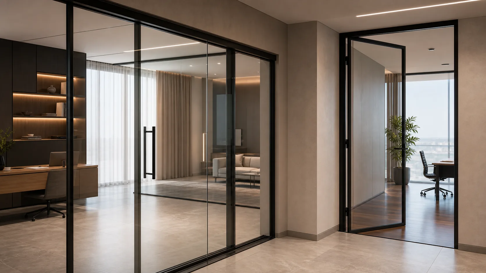 Sliding and swing doors